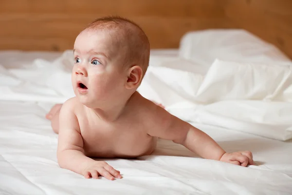 5 개월 된 여자 아기 — 스톡 사진