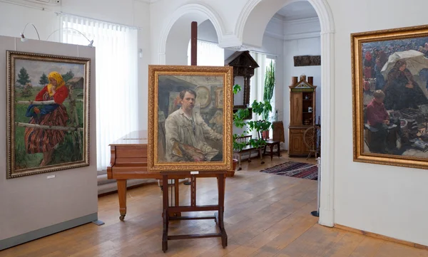 Galery художника Ivan Куликов (1875-1941). Автопортрет — стокове фото