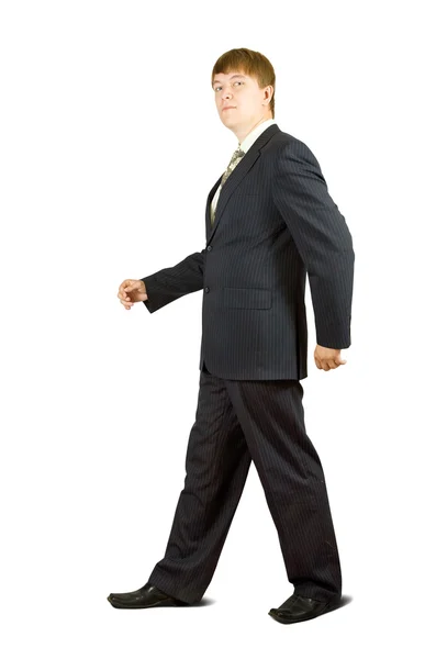 Walking businessman — Stock Photo, Image