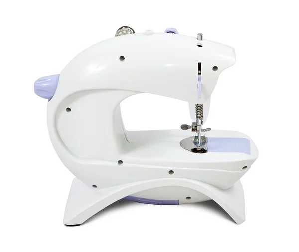 Máquina de coser sobre blanco — Foto de Stock