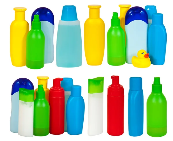 洗护用品瓶 — 图库照片