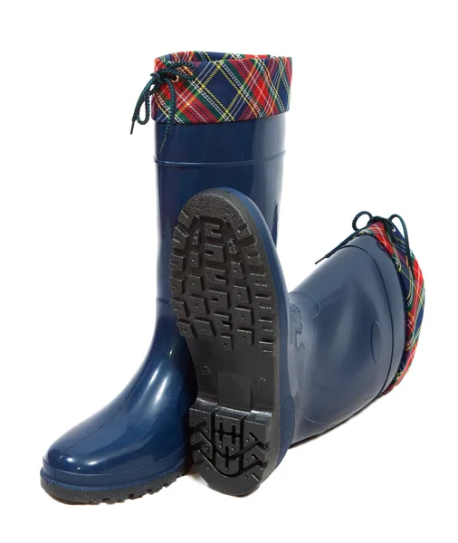 Waterproof wellington boots — Stock Photo, Image
