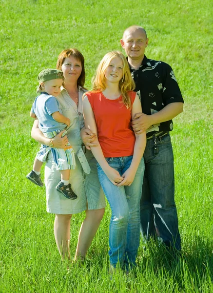 Rodiče s dětmi — Stock fotografie