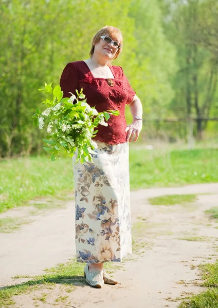 Portrét starší ženy — Stock fotografie