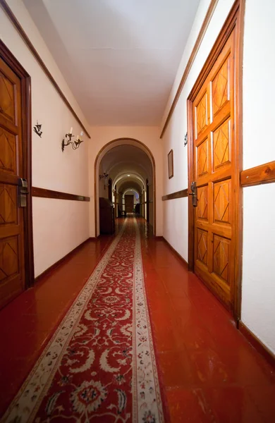 Korridor im Hotel — Stockfoto
