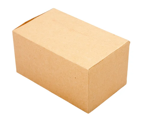 stock image Closed cardboard box