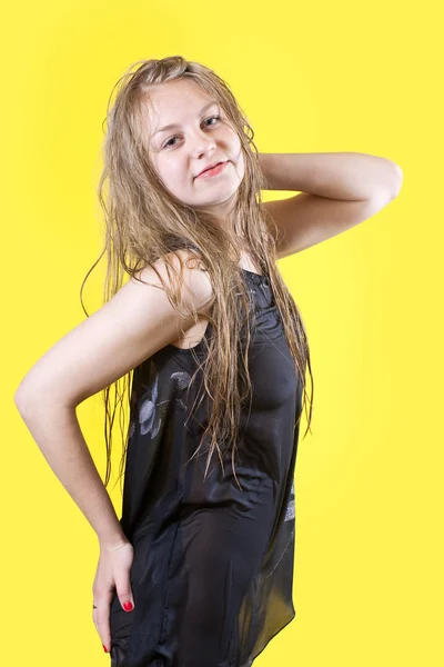 Menina sexy em molhado — Fotografia de Stock
