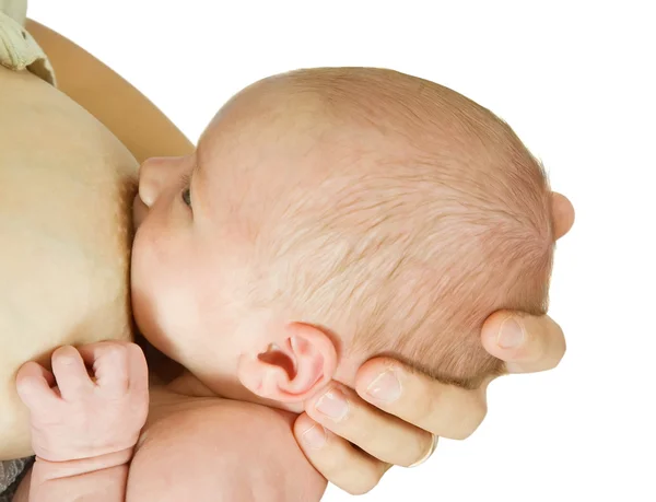 Frau mit Neugeborenem — Stockfoto