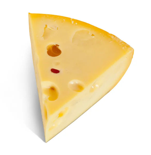 Pedazo de queso Maasdam —  Fotos de Stock