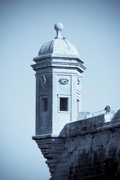 Foto retro de la antigua torre de vigilancia —  Fotos de Stock