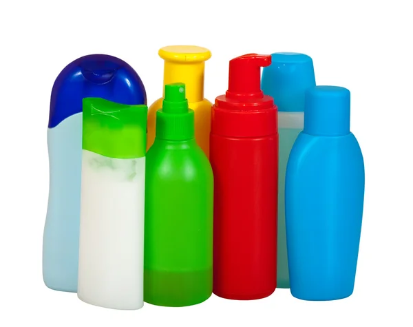 stock image Few toilletries bottles