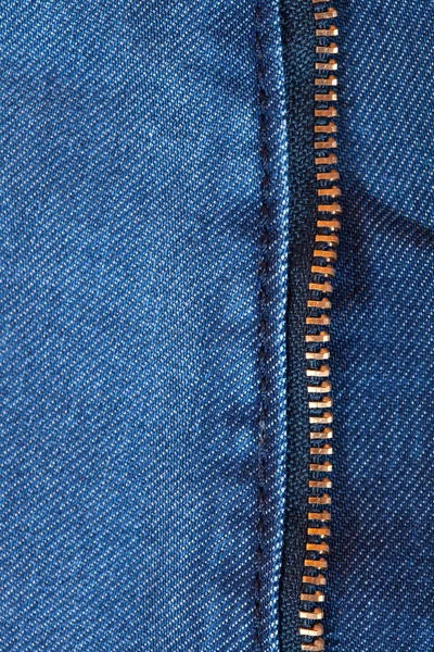 Jeans fond avec zip — Photo