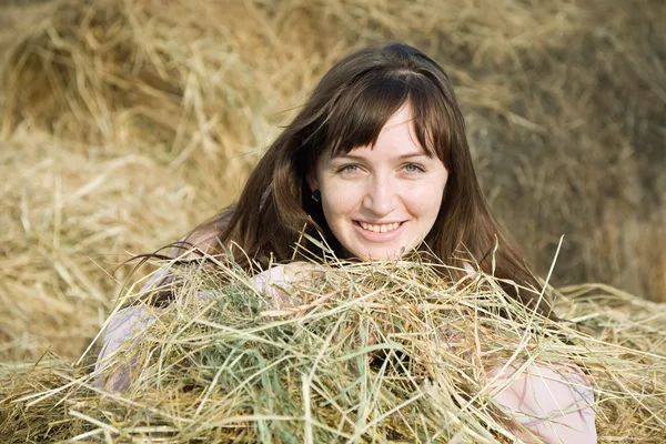 Portrait of country girl — Stock Photo, Image