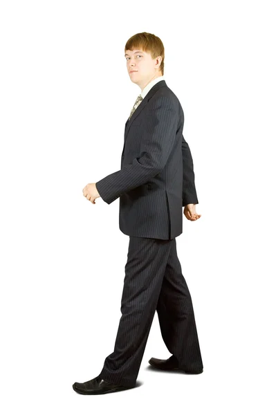 Empresário está andando — Fotografia de Stock