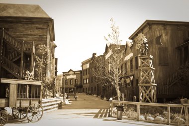 Wild west town clipart