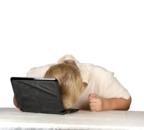 stock image Woman and laptop