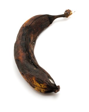 Rotten banana. clipart