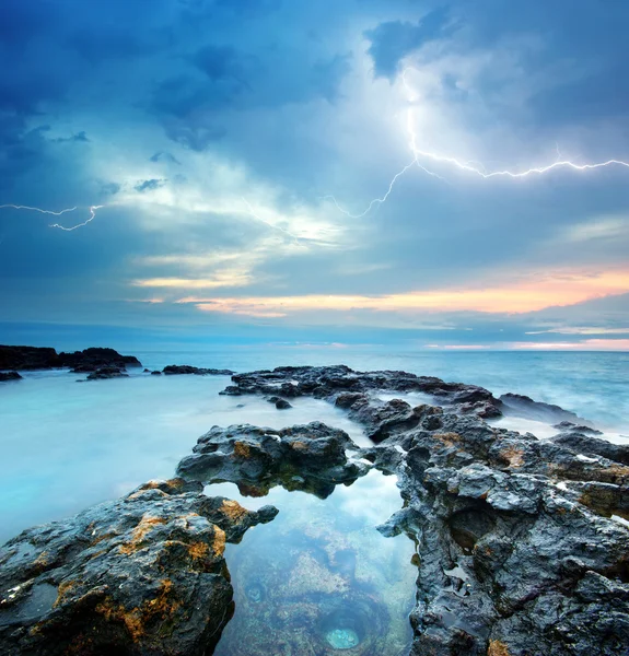 stock image Sea storm