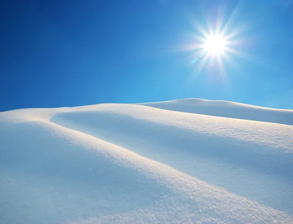 Sneeuw heuvels — Stockfoto