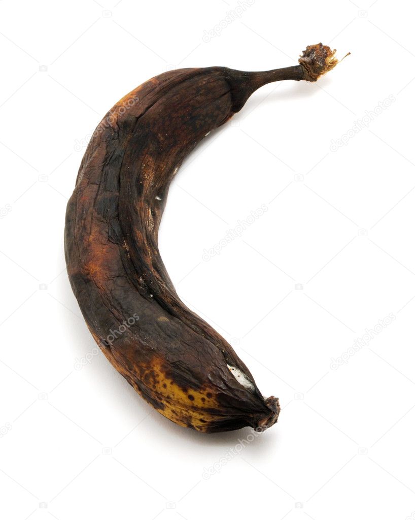 Rotten banana.
