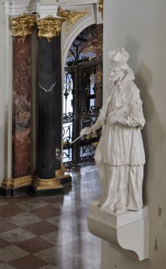 St Johns church interior in Vilnius, Lithuania clipart