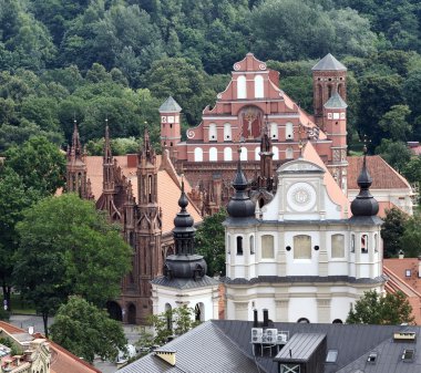 Vilnius old town clipart