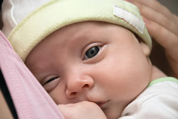 Closeup retrato do bebê — Fotografia de Stock