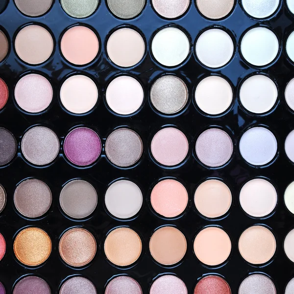 Paleta de sombra multicolor profissional — Fotografia de Stock