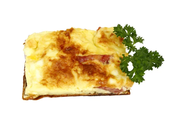 Omlet jambon ve maydanoz sapı — Stok fotoğraf