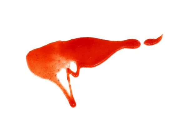 Plats av tomatketchup — Stockfoto