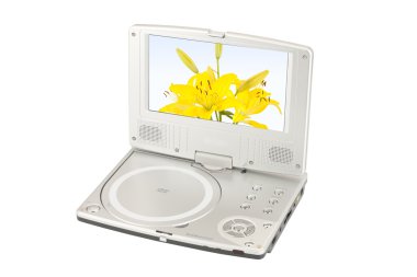 Portable dvd player clipart