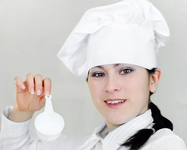 Šéfkuchař žena — Stock fotografie