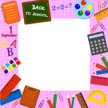 School frame clipart