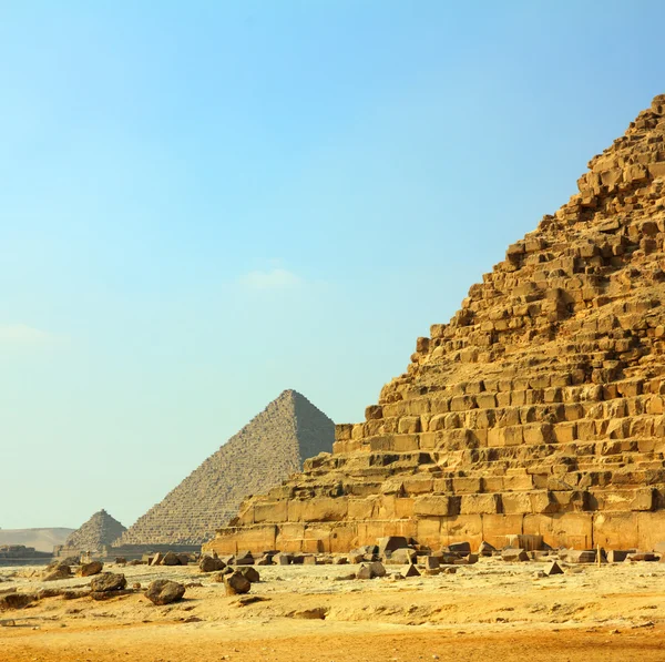Ägyptische Pyramiden in Kairo — Stockfoto