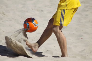 Beach soccer clipart