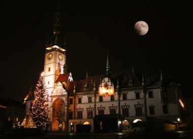 Town Hall in Olomouc, Czech republic clipart