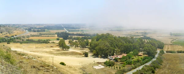Вид с воздуха на деревню Курони на Кипре — стоковое фото
