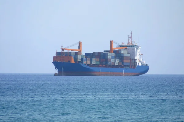 Tanker v Středozemním moři — Stock fotografie