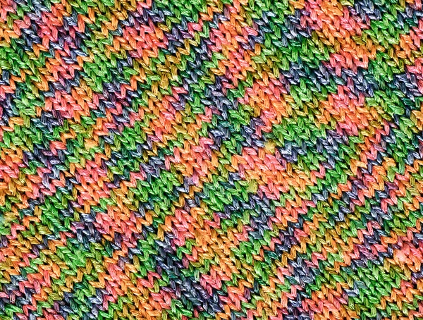 stock image Rainbow knited texture