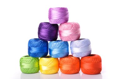 Color threads clipart