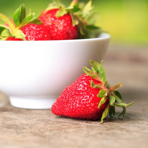 Strawberry outdoor — Stock Photo, Image