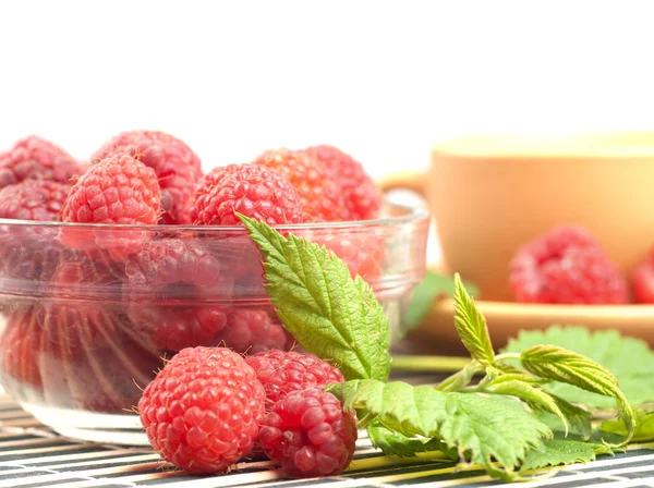 Still life with raspberries — Stock Photo, Image