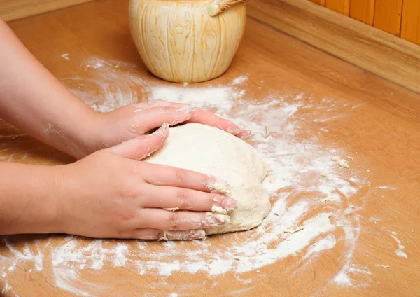 Cooking dough — Stock Photo, Image