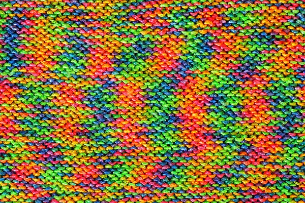 Duha knited textura — Stock fotografie