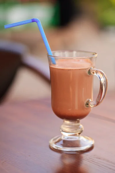 Milk chocolate beverage — Stock Photo, Image