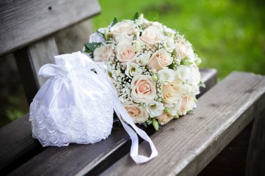 Wedding bouquet outdoor clipart