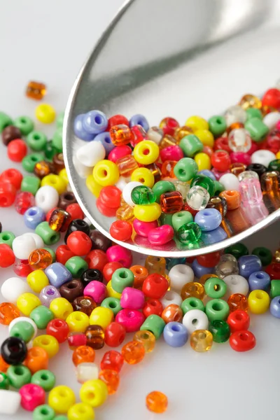 Beads heap isolated — Stock Photo, Image