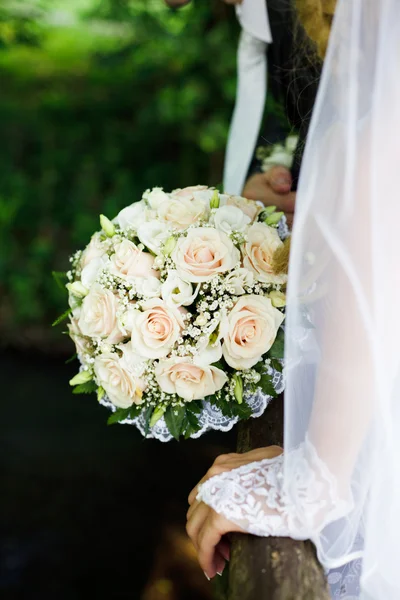 Bouquet de mariage extérieur — Photo