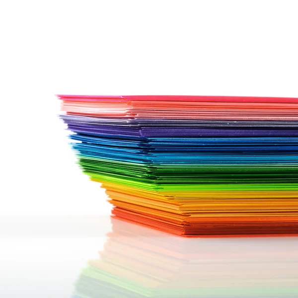 Různé barvy papíru — Stock fotografie