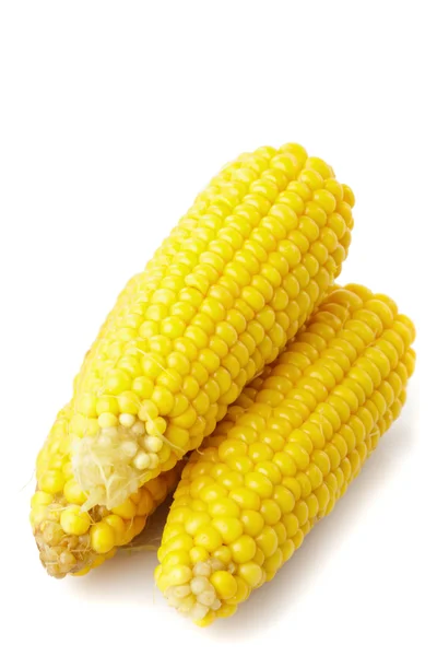 Gekochte Maiskolben — Stockfoto